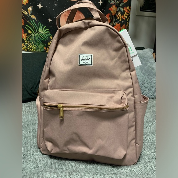 NWT Herschel Nova Sprout Ash Rose Diaper Bag Backpack - Ash Rose - Picture 16 of 16